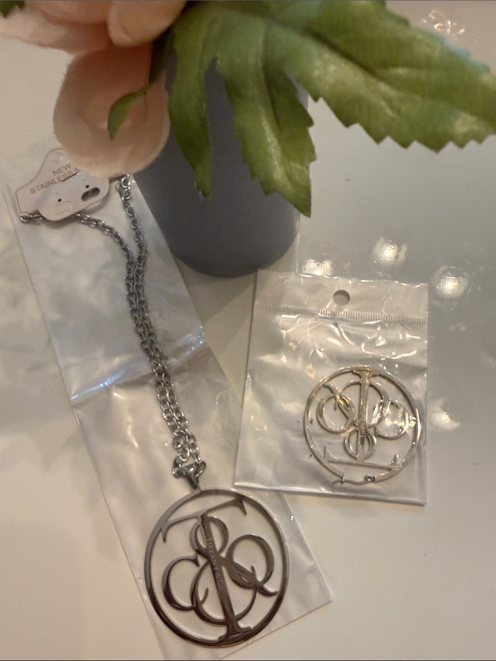 Necklace/earring set ( stainless steel)
